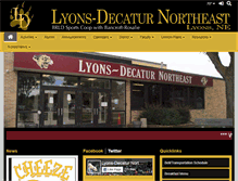 Tablet Screenshot of lyonsdecaturschools.org